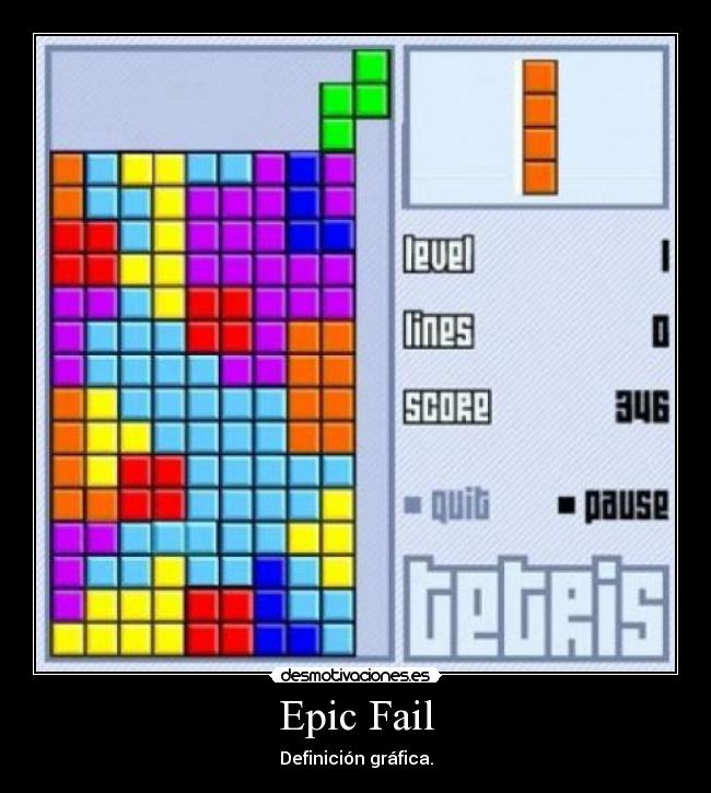 Epic Fail - Definición gráfica.