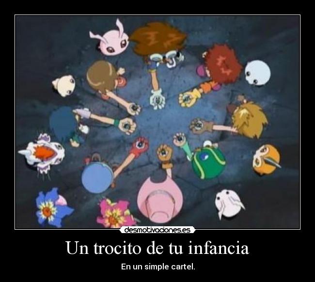 carteles infancia digimon desmotivaciones