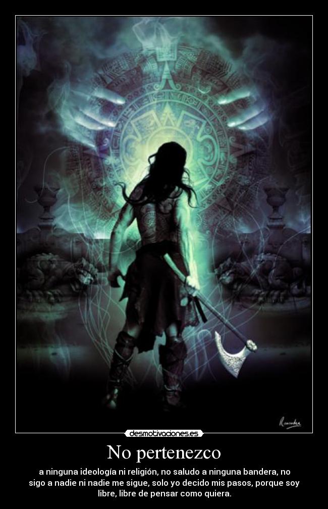 carteles pertenezco religion bandera desmotivaciones