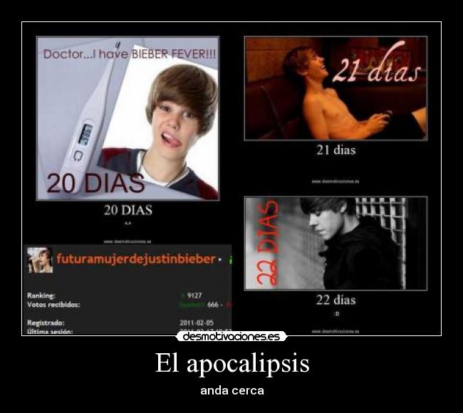 El apocalipsis - anda cerca