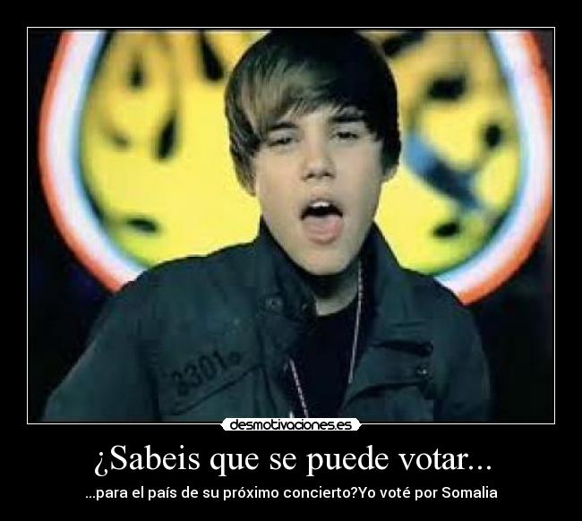 ¿Sabeis que se puede votar... -