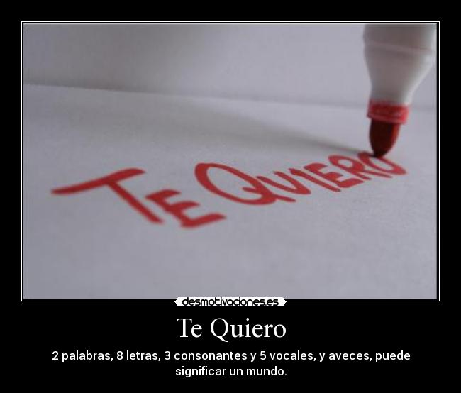Te Quiero -