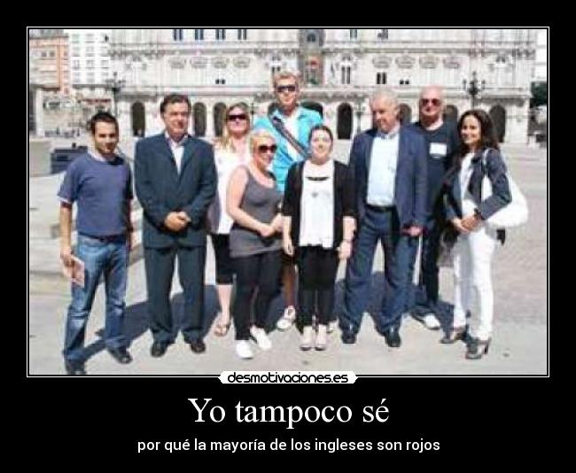 Yo tampoco sé - por qué la mayoría de los ingleses son rojos