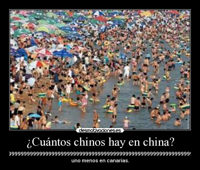 ¿Cuántos chinos hay en china? - 