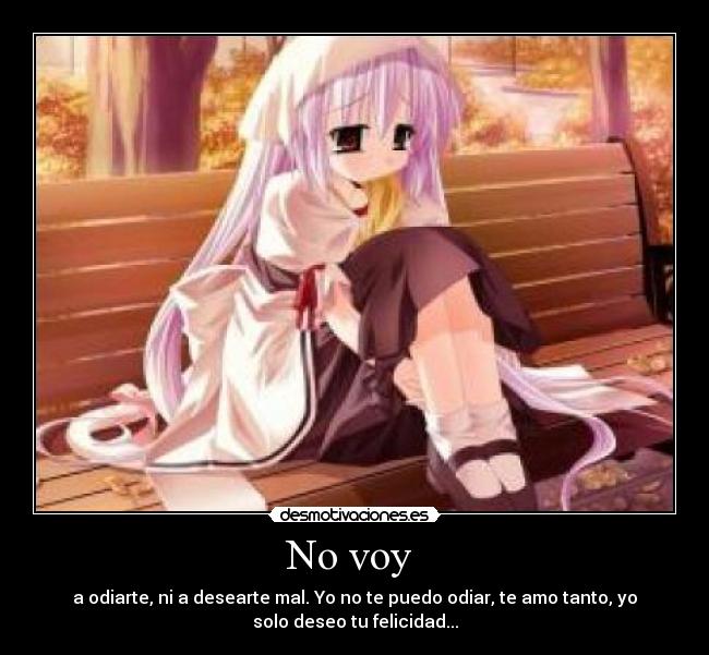 No voy -