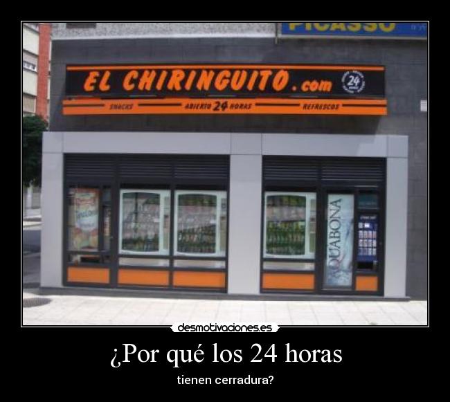 ¿Por qué los 24 horas - 