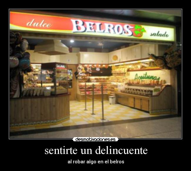 sentirte un delincuente -