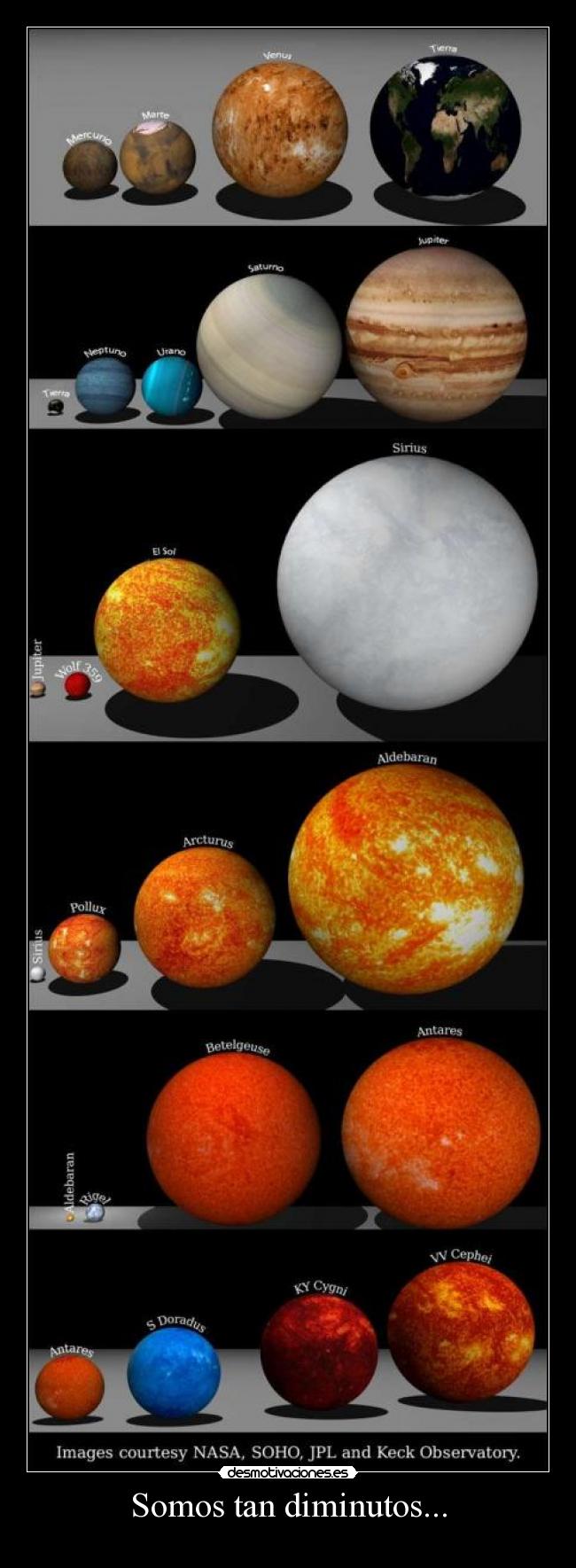 Somos tan diminutos... -  
