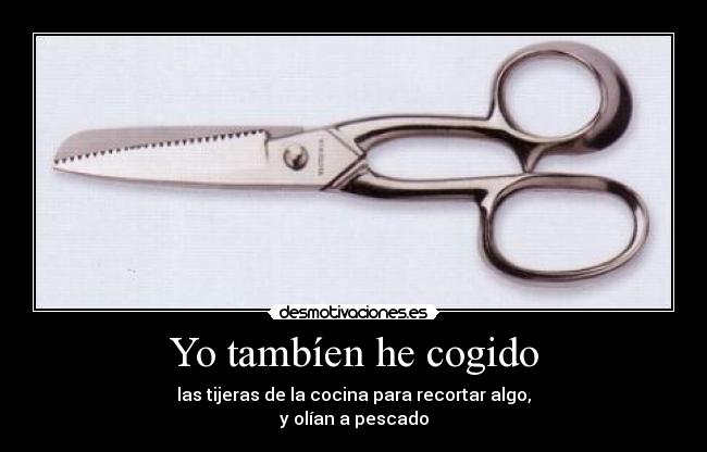 carteles tijeras cocina desmotivaciones