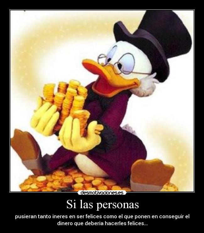 Si las personas -