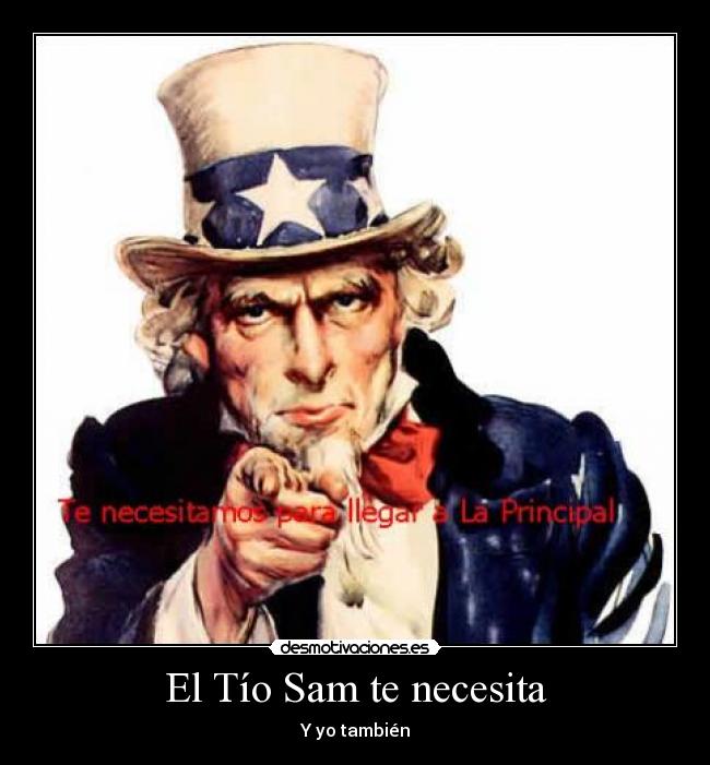 carteles tio sam desmotivaciones