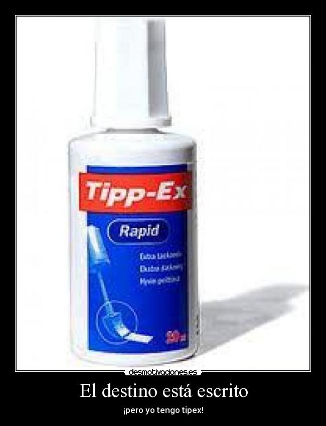 El destino está escrito -