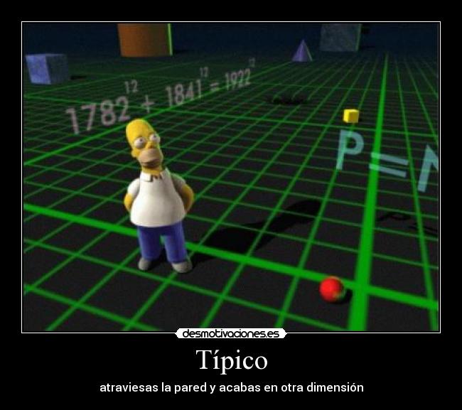 carteles homber los simpsons tipico dimension desmotivaciones