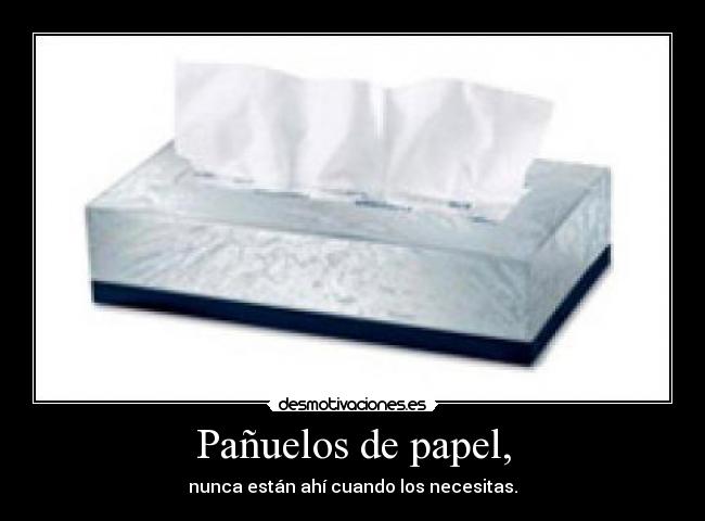carteles panuelos papel desmotivaciones