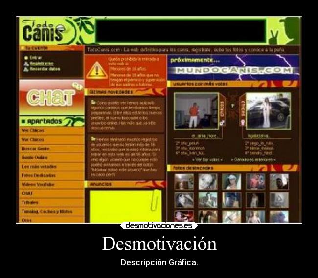 Desmotivación - Descripción Gráfica.