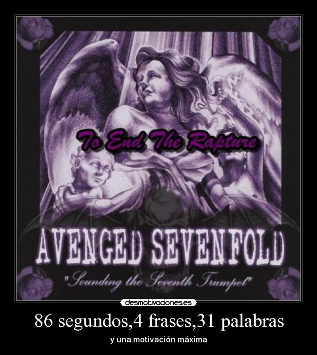 86 segundos,4 frases,31 palabras - y una motivación máxima