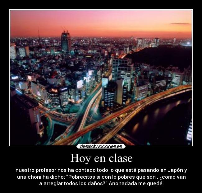 Hoy en clase -
