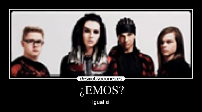 carteles tokio hotel desmotivaciones