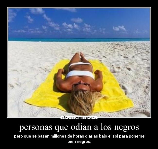 personas que odian a los negros -