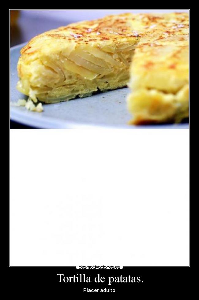 Tortilla de patatas. - 
