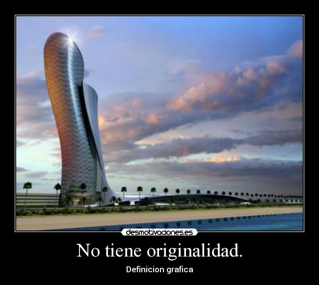 No tiene originalidad. - Definicion grafica