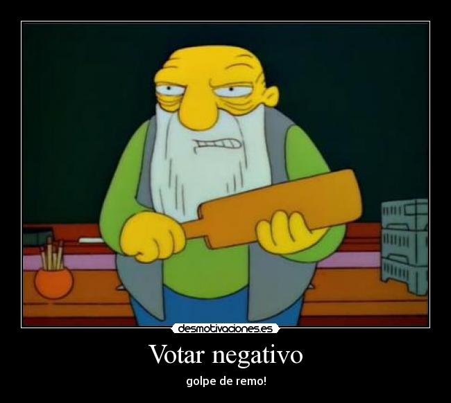 Votar negativo -
