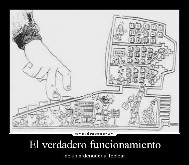 El verdadero funcionamiento -