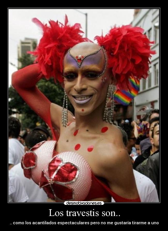 Los travestis son.. -