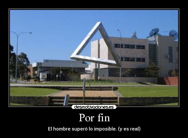 Por fin - El hombre superó lo imposible. (y es real)