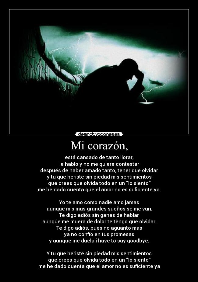 Mi corazón, - 