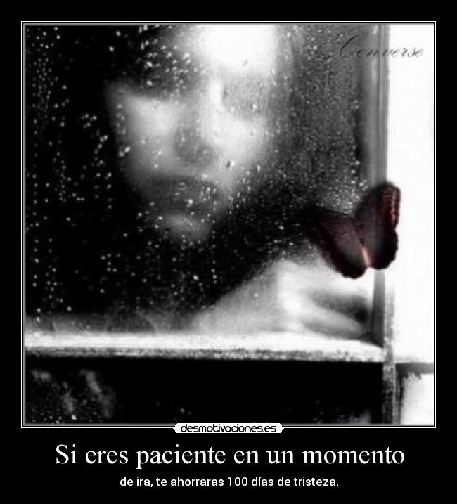 Si eres paciente en un momento -