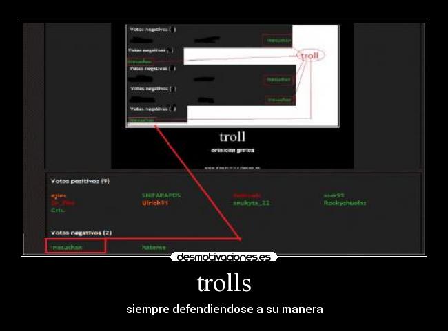 trolls - siempre defendiendose a su manera