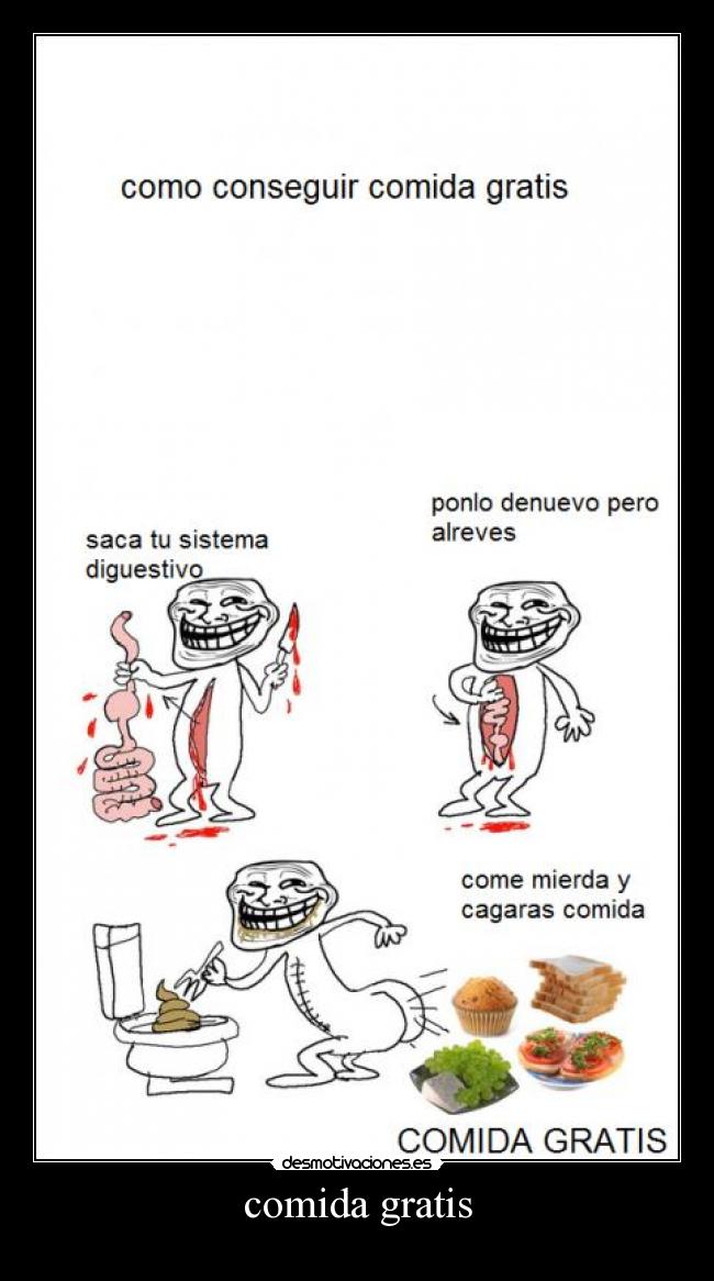 comida gratis -