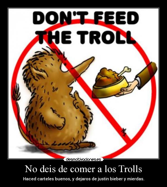 carteles trolls feed desmotivaciones