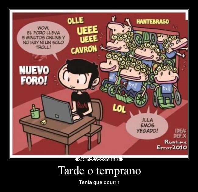 carteles trols desmotivaciones