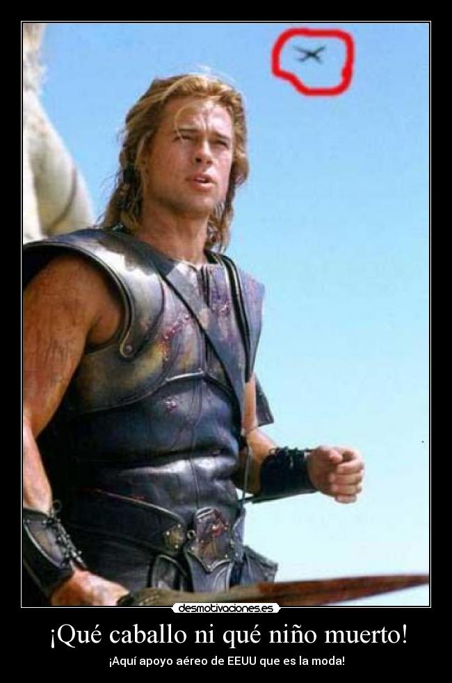 ¡Qué caballo ni qué niño muerto! -