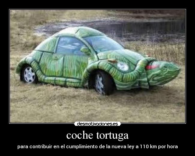 coche tortuga -