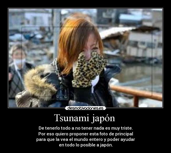 Tsunami japón  - 