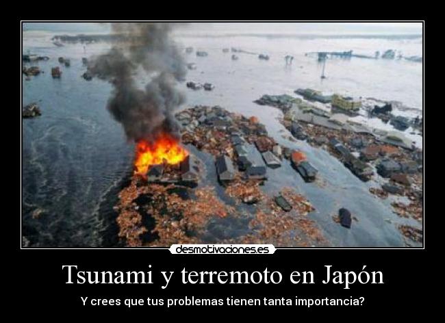 Tsunami y terremoto en Japón -