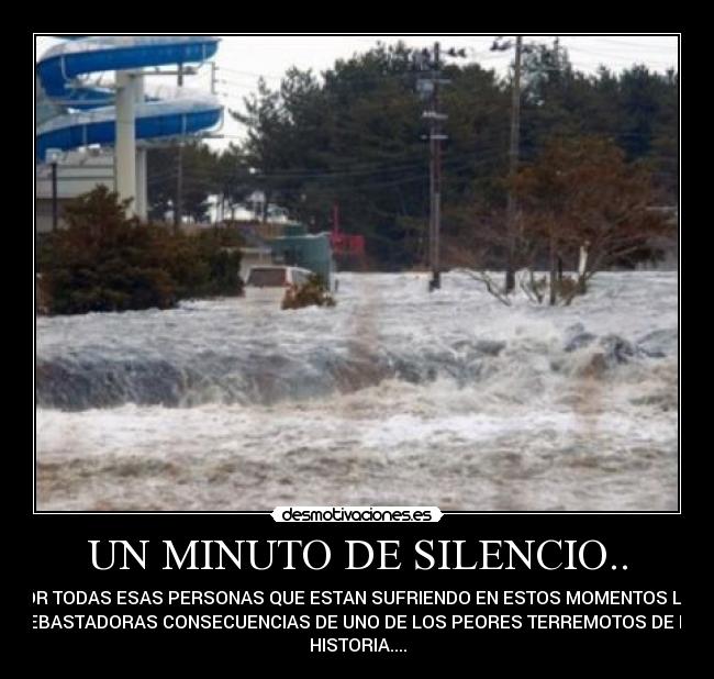UN MINUTO DE SILENCIO.. - 