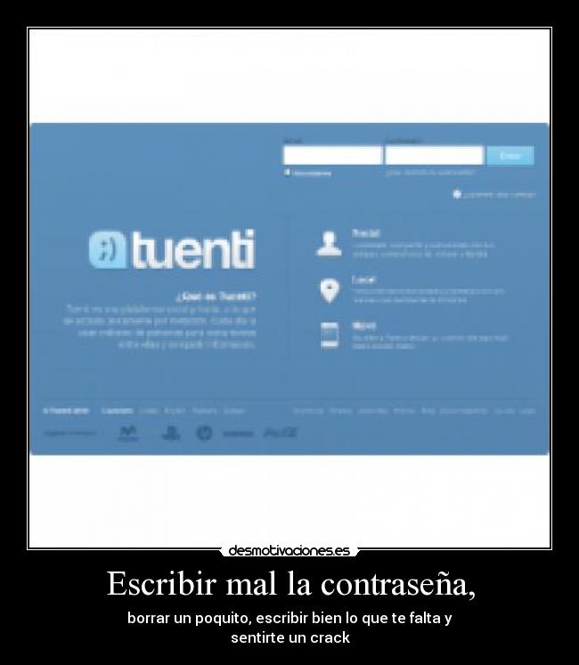 Escribir mal la contraseña, - 