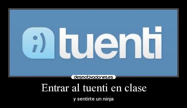 Entrar al tuenti en clase -