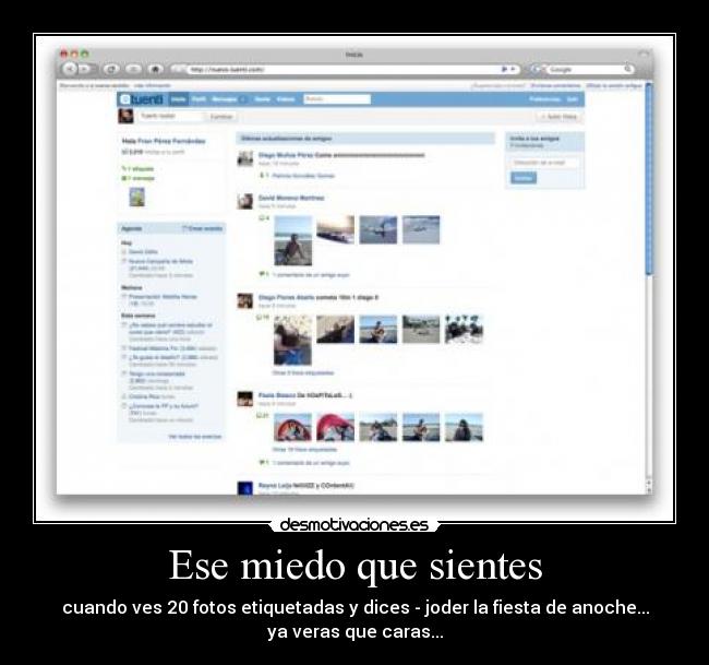 Ese miedo que sientes -