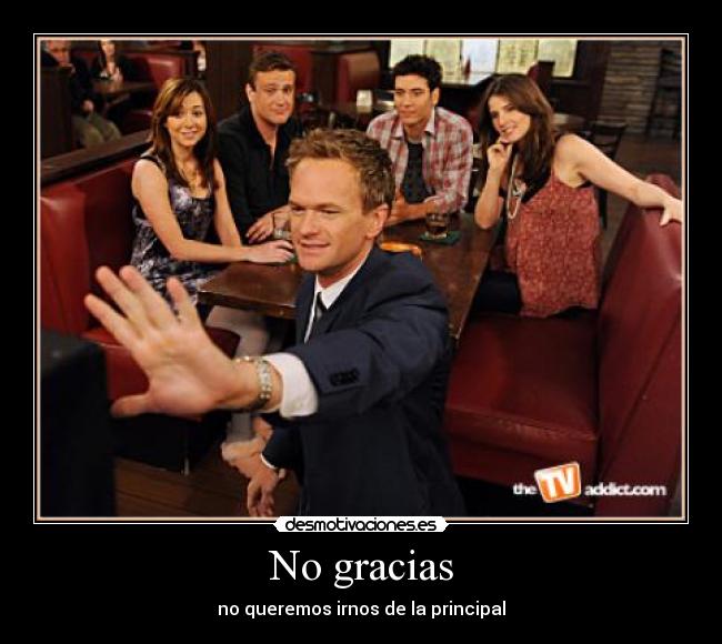 No gracias -