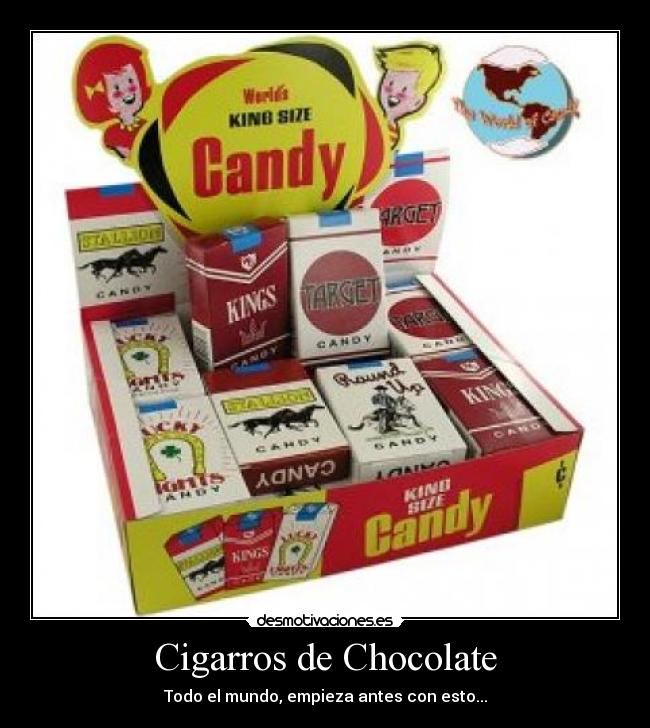 Cigarros de Chocolate - 
