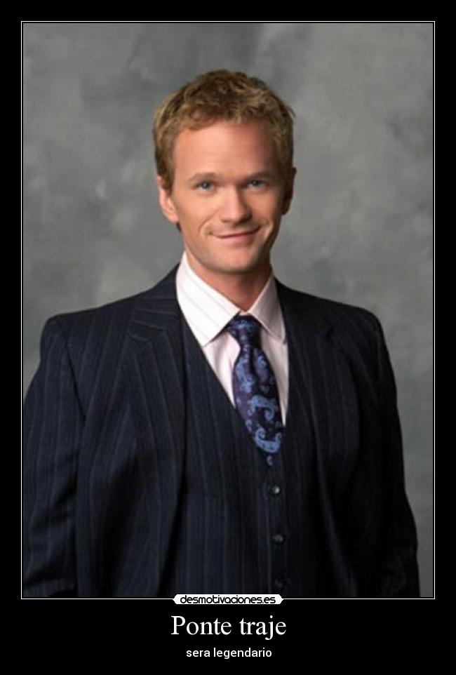 Ponte traje - sera legendario