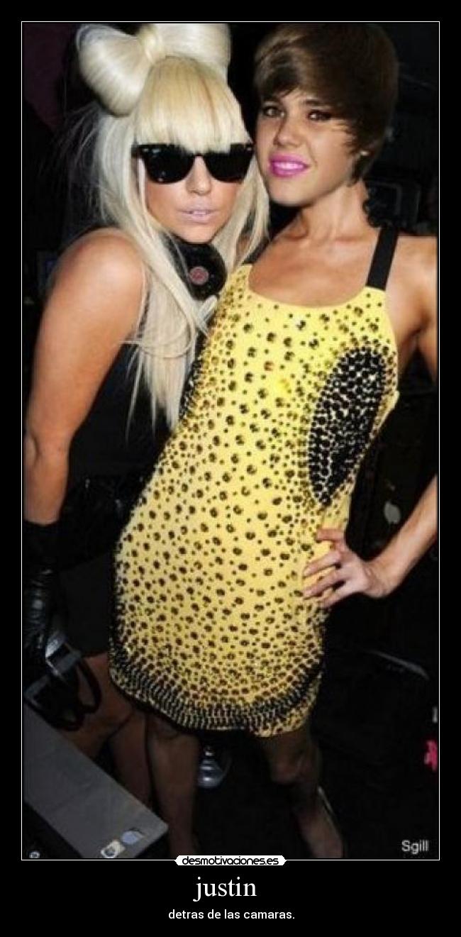 justin - detras de las camaras.