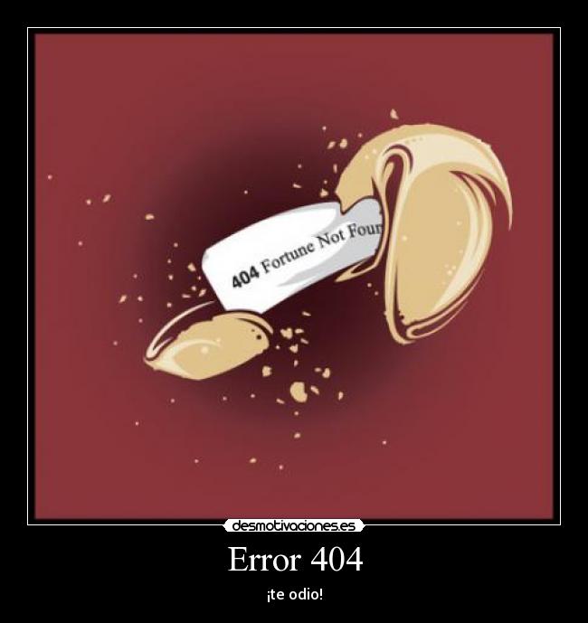 Error 404 -