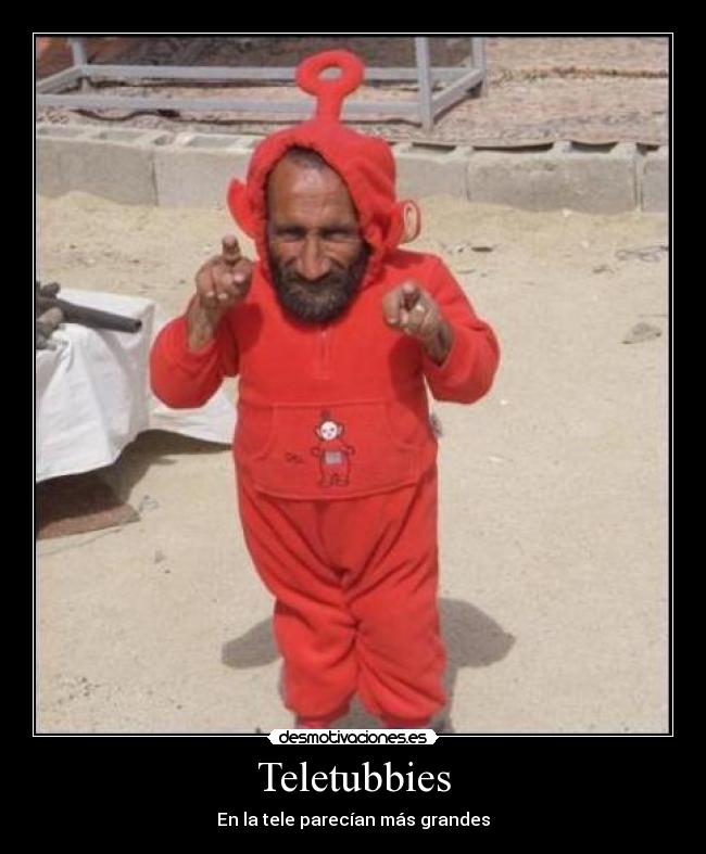 Teletubbies - En la tele parecían más grandes