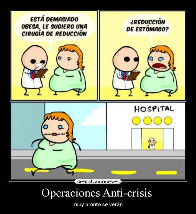 Operaciones Anti-crisis  - muy pronto se verán